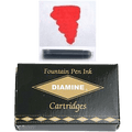 Diamine Ink Cartridges - Passion Red - 18/pk - Pen Boutique Ltd