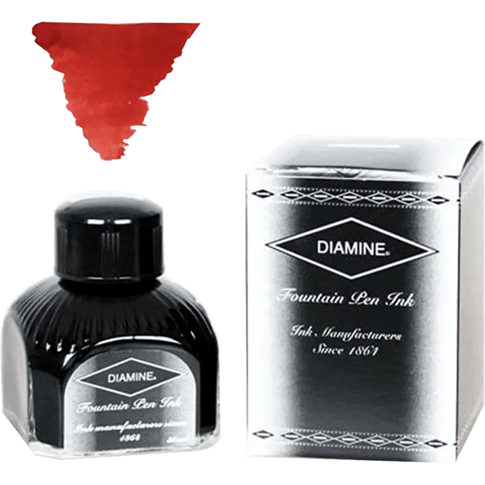 Diamine Monaco Red Ink Bottle - 80 ml - Pen Boutique Ltd