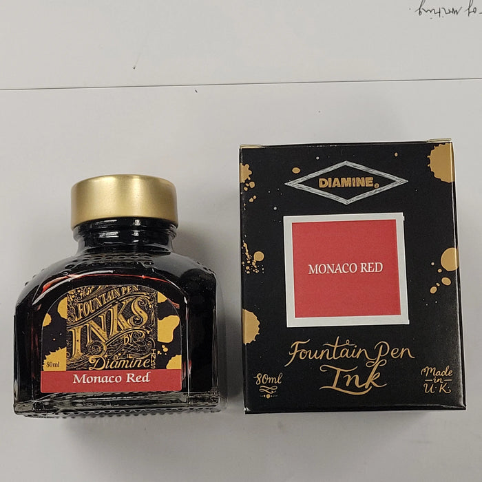Diamine Monaco Red Ink Bottle - 80 ml - Pen Boutique Ltd