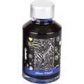 Diamine Shimmer Ink 50 ml Blue Pearl - Silver shimmer - Pen Boutique Ltd