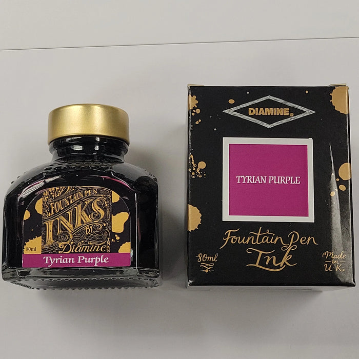 Diamine Tyrian Purple Ink Bottle - 80ml - Pen Boutique Ltd