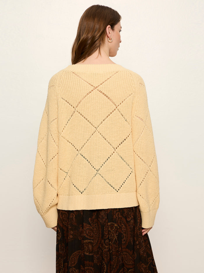 Diamond Stitch Popover Light Goldie