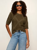 Diamond Stitch Sweater Tee Kalamata Petite Sizing