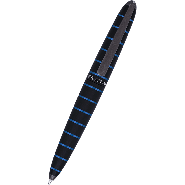 Diplomat Elox Ring Ballpoint Pen - Blue - Pen Boutique Ltd