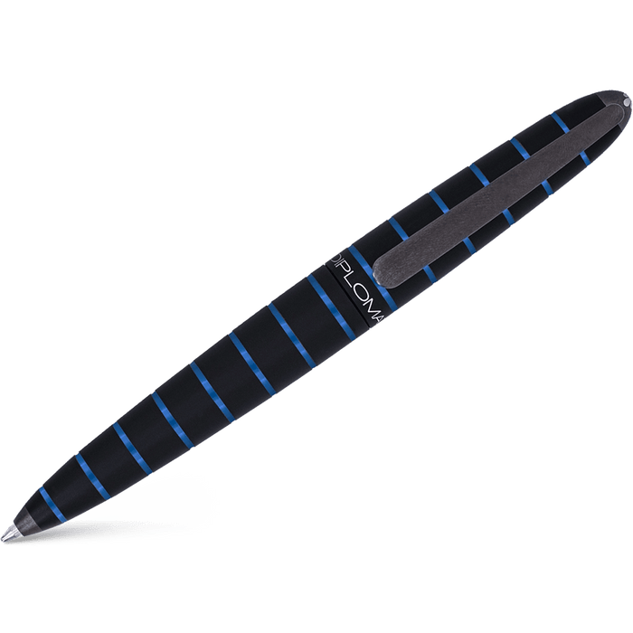 Diplomat Elox Ring Ballpoint Pen - Blue - Pen Boutique Ltd