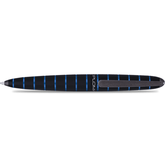 Diplomat Elox Ring Ballpoint Pen - Blue - Pen Boutique Ltd