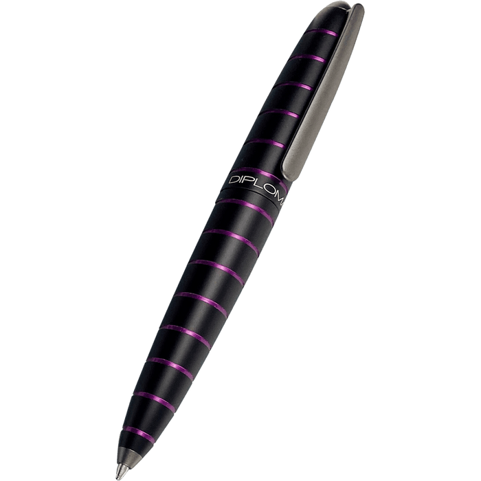 Diplomat Elox Ring Ballpoint Pen - Purple - Pen Boutique Ltd