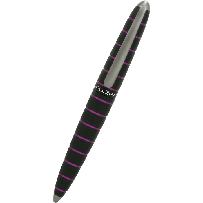 Diplomat Elox Ring Ballpoint Pen - Purple - Pen Boutique Ltd