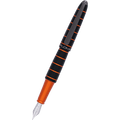 Diplomat Elox Ring Fountain Pen - Black - Stainless Steel Nib - Pen Boutique Ltd