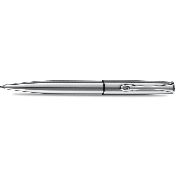 Diplomat Esteem Ballpoint Pen - Matt Chrome - Pen Boutique Ltd