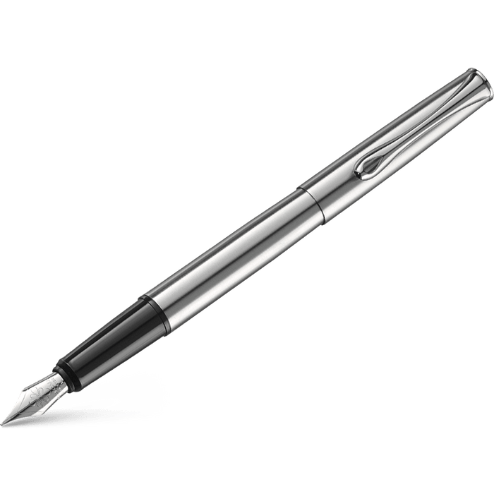 Diplomat Esteem Fountain Pen - Matte Chrome - Pen Boutique Ltd