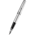 Diplomat Excellence A2 Fountain Pen - Guilloche Chrome - Pen Boutique Ltd