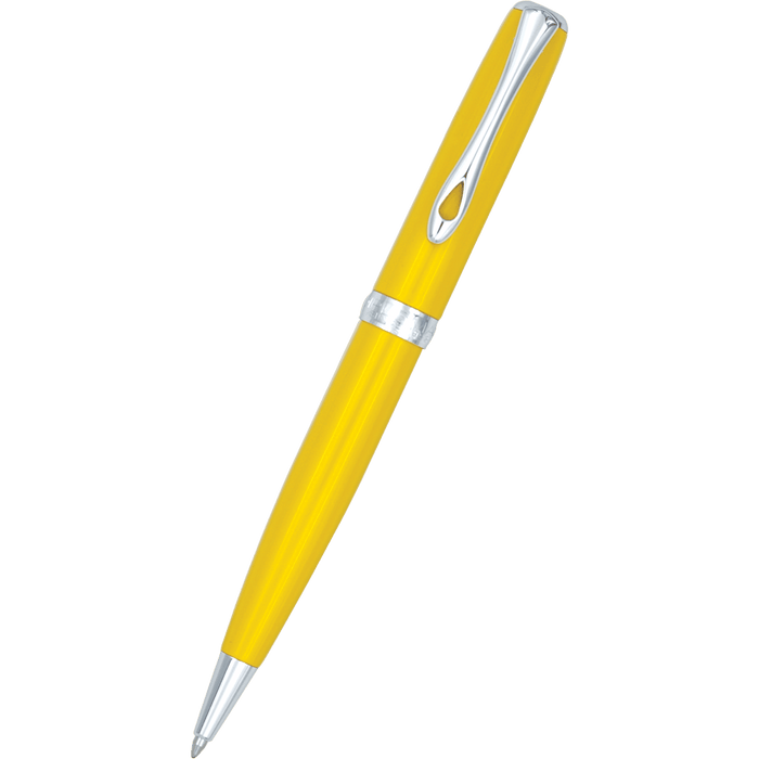 Diplomat Excellence A2 Yellow/Chrome Ballpoint - Pen Boutique Ltd