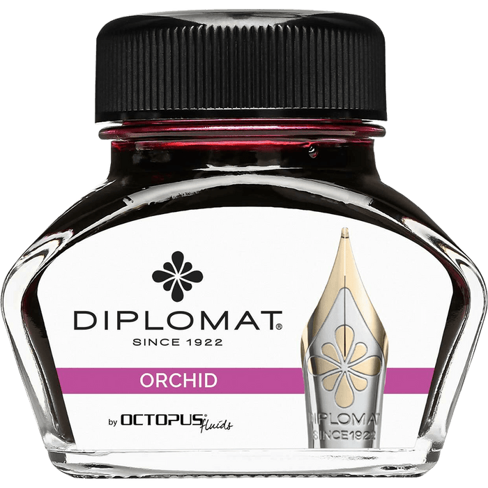Diplomat Ink Bottle - Orchid Pink - 30 ml - Pen Boutique Ltd