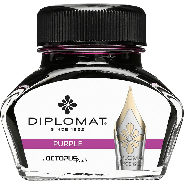 Diplomat Ink Bottle - Purple - 30 ml - Pen Boutique Ltd