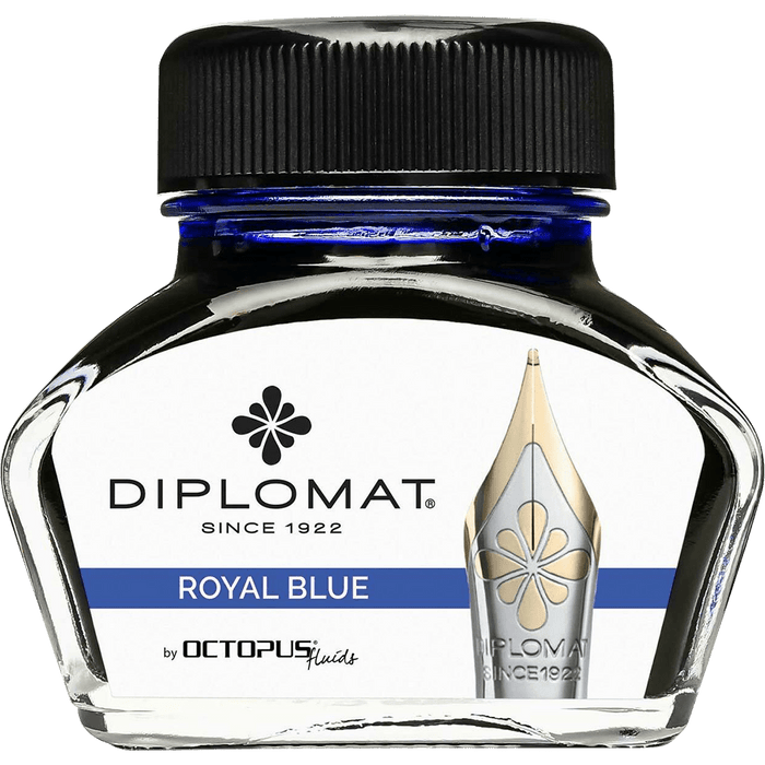 Diplomat Ink Bottle - Royal Blue - 30 ml - Pen Boutique Ltd