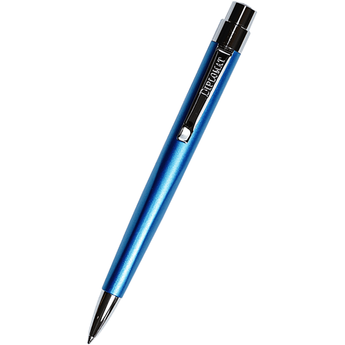 Diplomat Magnum Ballpoint Pen - Aegean Blue - Pen Boutique Ltd