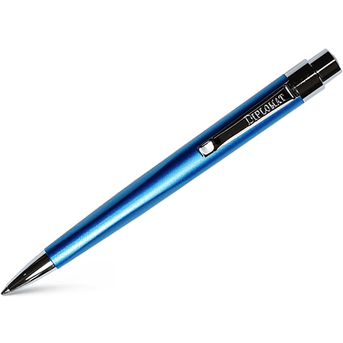 Diplomat Magnum Ballpoint Pen - Aegean Blue - Pen Boutique Ltd
