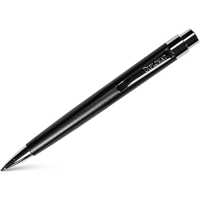 Diplomat Magnum Ballpoint Pen - Crow Black - Pen Boutique Ltd