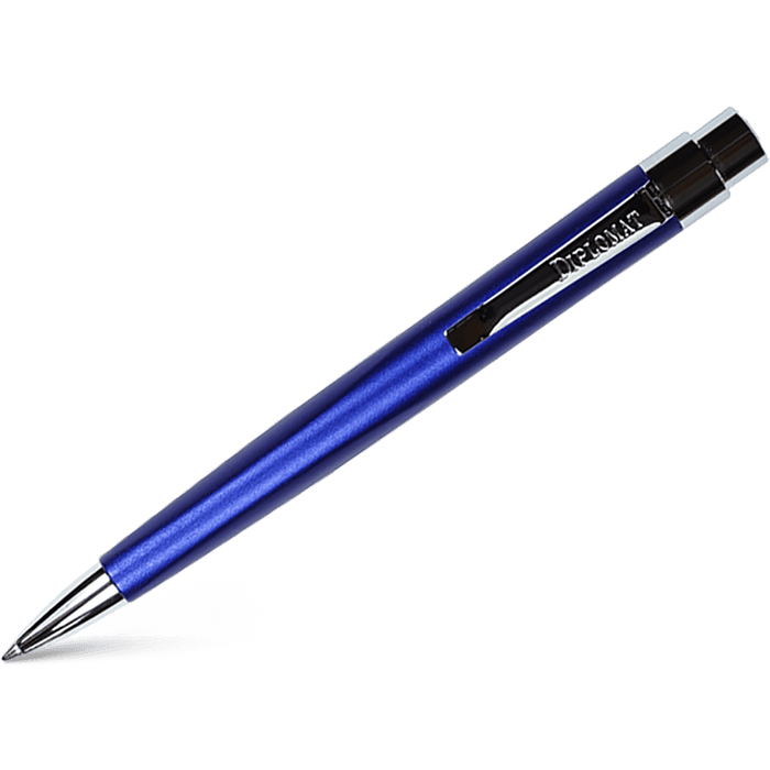 Diplomat Magnum Ballpoint Pen - Indigo Blue - Pen Boutique Ltd