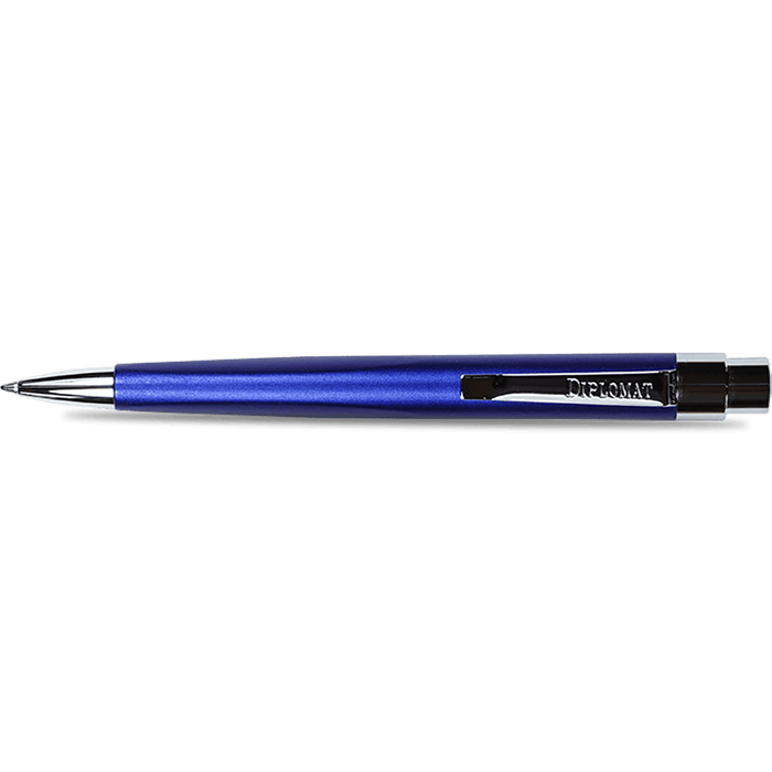 Diplomat Magnum Ballpoint Pen - Indigo Blue - Pen Boutique Ltd