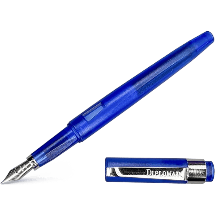 Diplomat Magnum Demo Fountain Pen - Blue - Pen Boutique Ltd
