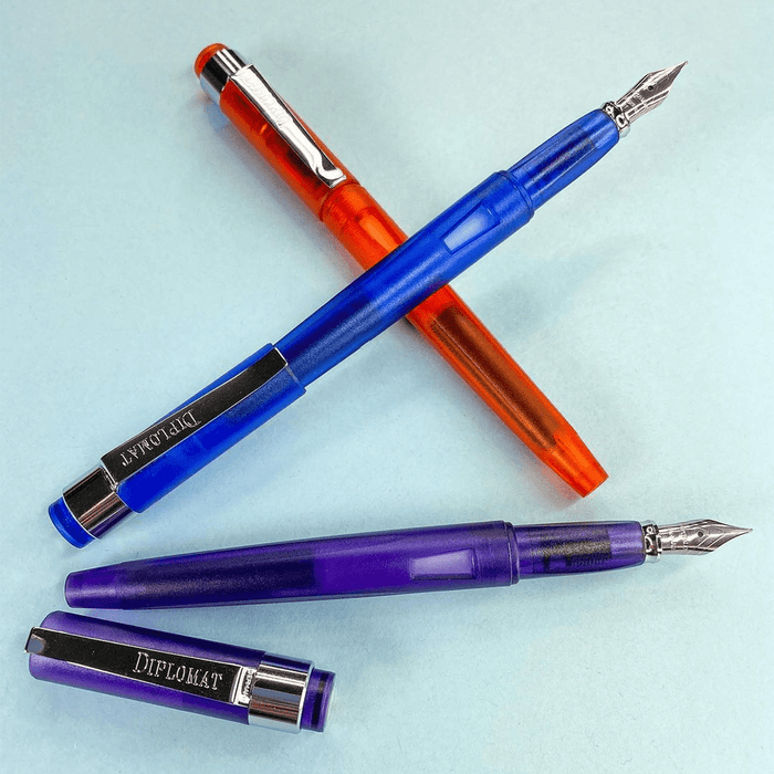 Diplomat Magnum Demo Fountain Pen - Blue - Pen Boutique Ltd