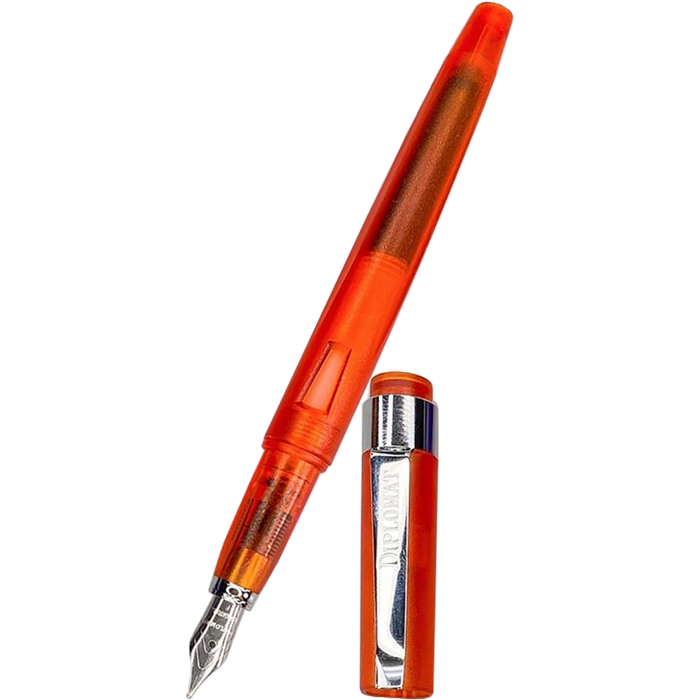 Diplomat Magnum Demo Fountain Pen - Orange - Pen Boutique Ltd