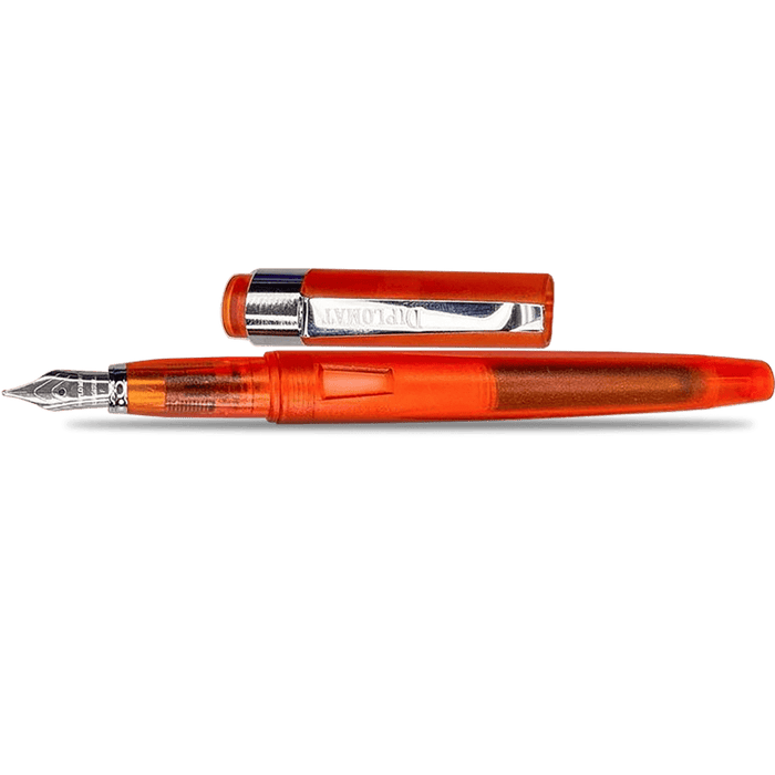 Diplomat Magnum Demo Fountain Pen - Orange - Pen Boutique Ltd