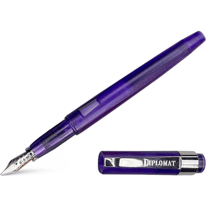 Diplomat Magnum Demo Fountain Pen - Purple - Pen Boutique Ltd