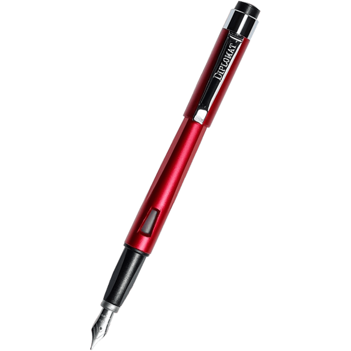 Diplomat Magnum Fountain Pen - Burned Red - Pen Boutique Ltd