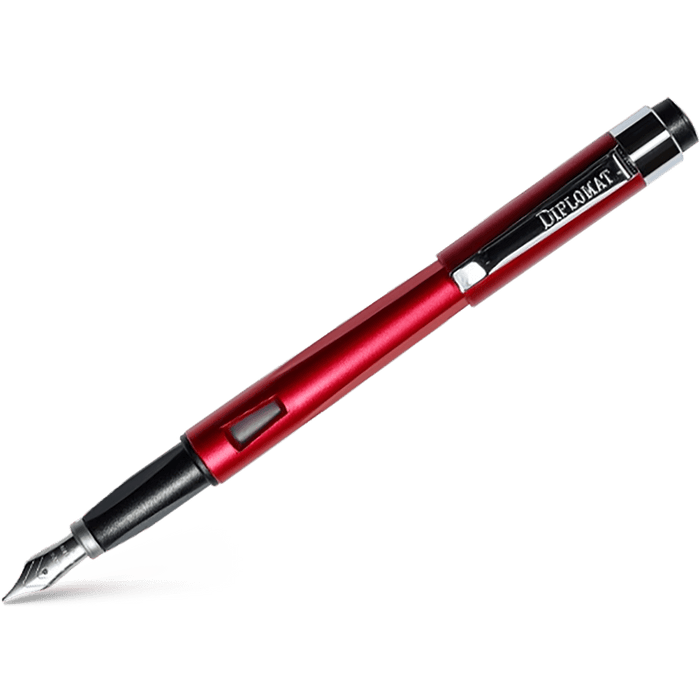 Diplomat Magnum Fountain Pen - Burned Red - Pen Boutique Ltd
