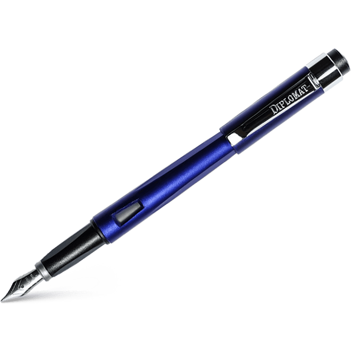 Diplomat Magnum Fountain Pen - Indigo Blue - Pen Boutique Ltd