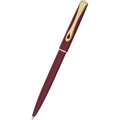 Diplomat Traveller EasyFLOW Ballpoint Pen - Dark Red - Gold - Pen Boutique Ltd
