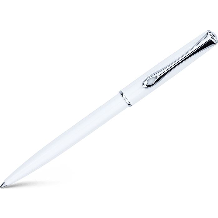 Diplomat Traveller EasyFLOW Ballpoint Pen - Snowwhite - Pen Boutique Ltd