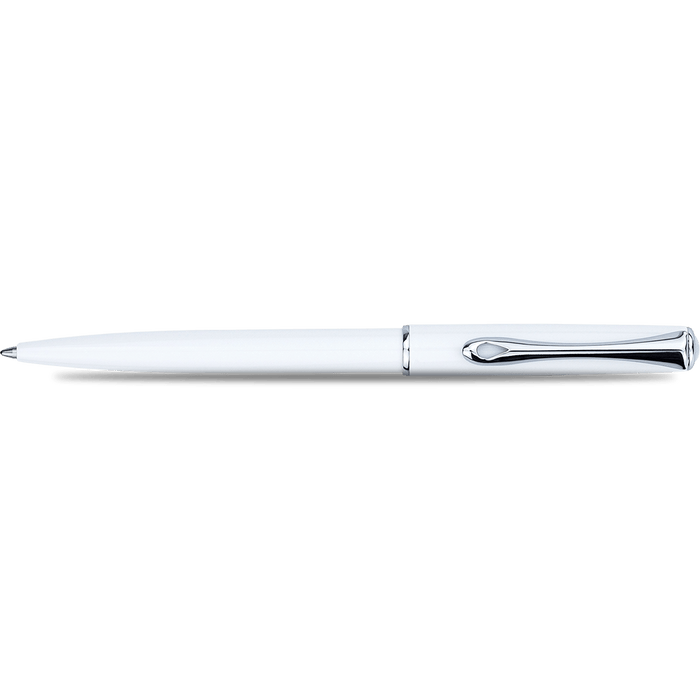 Diplomat Traveller EasyFLOW Ballpoint Pen - Snowwhite - Pen Boutique Ltd