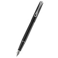 Diplomat Traveller Fountain Pen - Black Lacquer - Pen Boutique Ltd