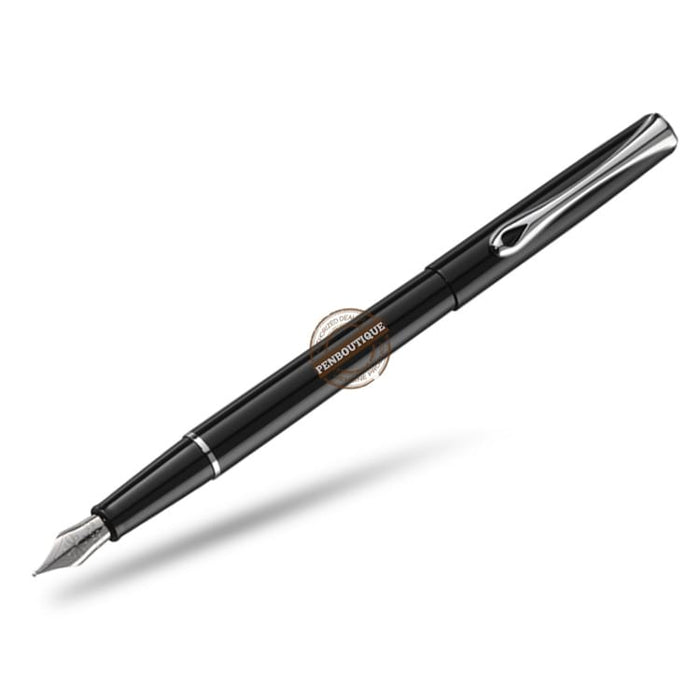 Diplomat Traveller Fountain Pen - Black Lacquer - Pen Boutique Ltd
