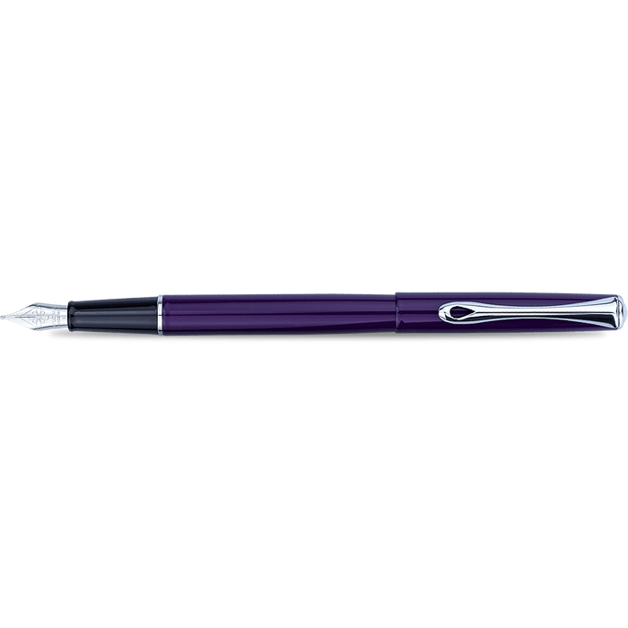 Diplomat Traveller Fountain Pen - Deep Purple - Pen Boutique Ltd