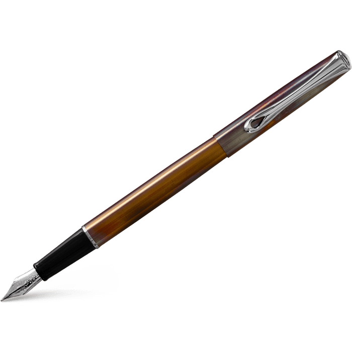 Diplomat Traveller Fountain Pen - Flame - Pen Boutique Ltd