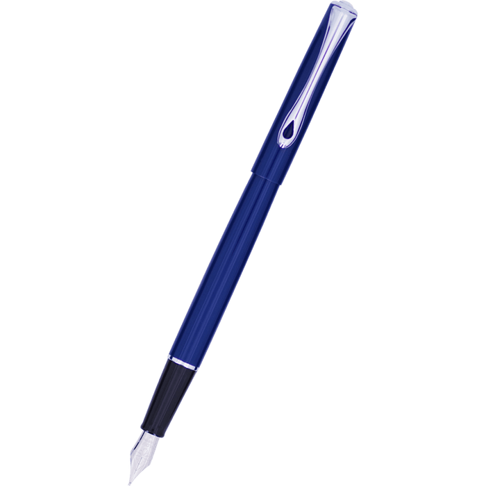 Diplomat Traveller Fountain Pen - Navy Blue - Pen Boutique Ltd