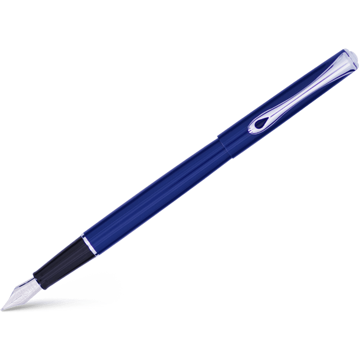 Diplomat Traveller Fountain Pen - Navy Blue - Pen Boutique Ltd