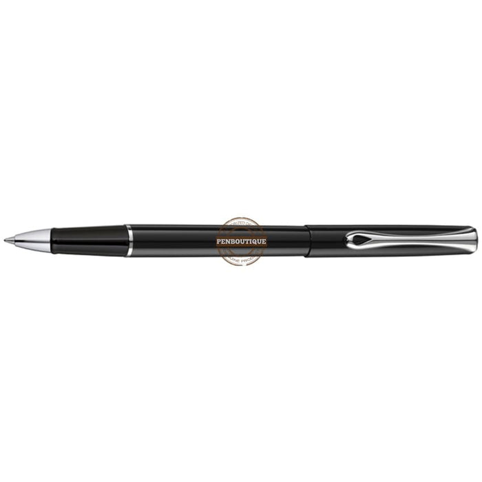Diplomat Traveller Rollerball Pen - Black Lacquer - Pen Boutique Ltd