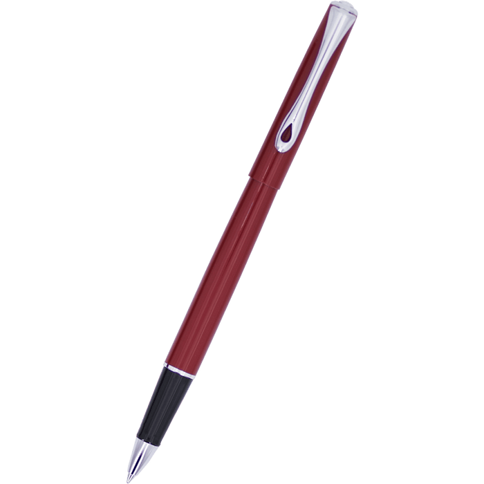 Diplomat Traveller Rollerball Pen - Dark Red - Pen Boutique Ltd