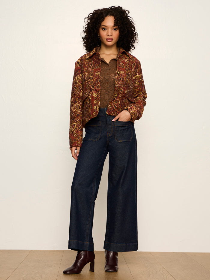 Dreamer Lace Shirt Cocoa Powder