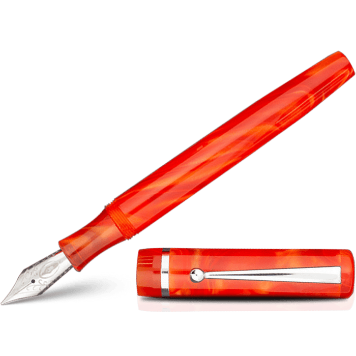 Edison Beaumont Fountain Pen - Fireball - Pen Boutique Ltd