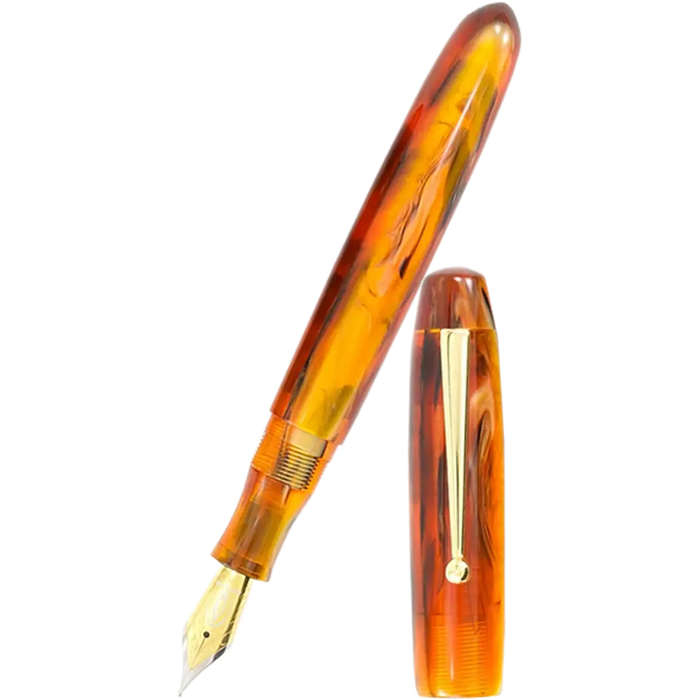 Edison Collier Fountain Pen - Antique Marble 18k - Pen Boutique Ltd