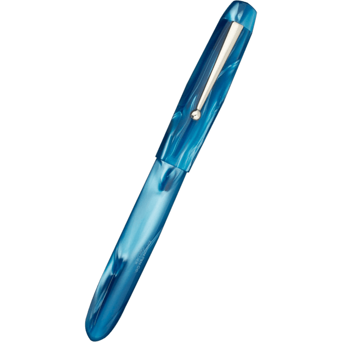 Edison Collier Fountain Pen - Azure Skies - 18K Nib - Pen Boutique Ltd