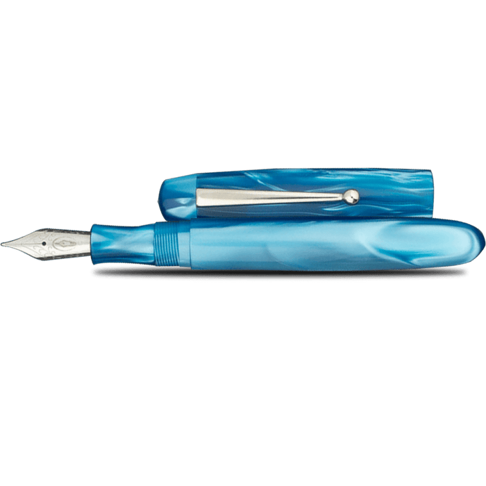 Edison Collier Fountain Pen - Azure Skies - 18K Nib - Pen Boutique Ltd