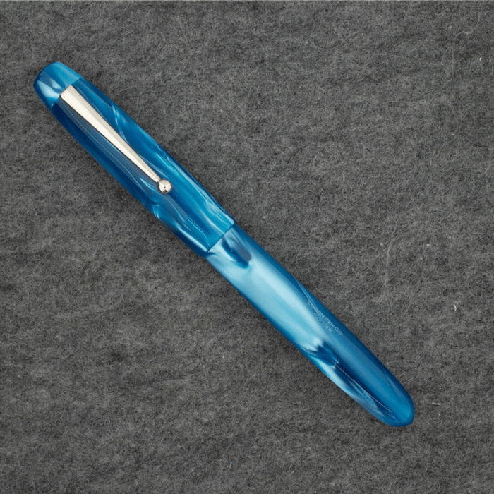 Edison Collier Fountain Pen - Azure Skies - 18K Nib - Pen Boutique Ltd